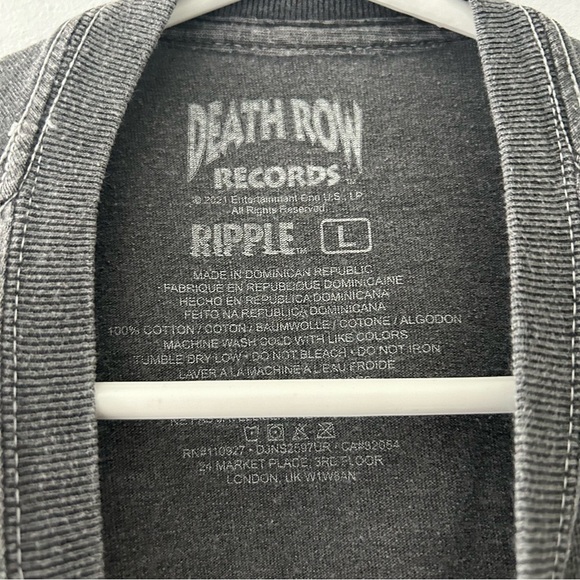 RARE Men’s Deathrow Records T-Shirt - Picture 2 of 3